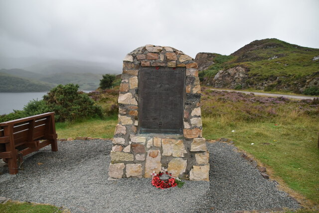 Submarine Memorial at Kylesku