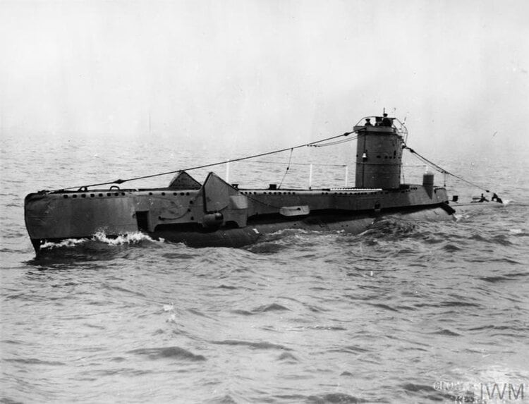 Historic Royal Navy submarine.